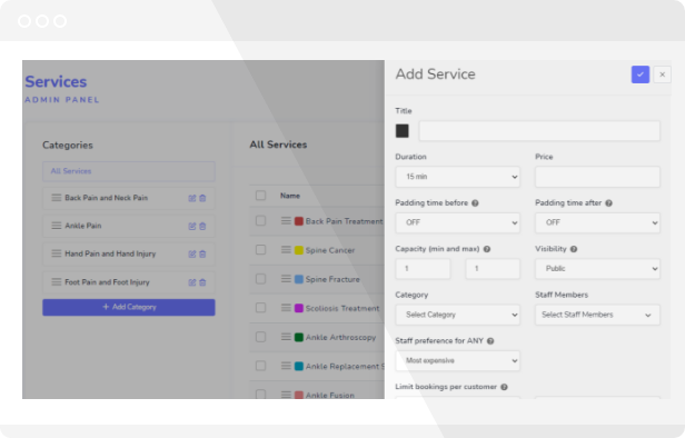 appointment booking process