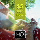 Toboggan Ride Into Water Pool - VideoHive Item for Sale