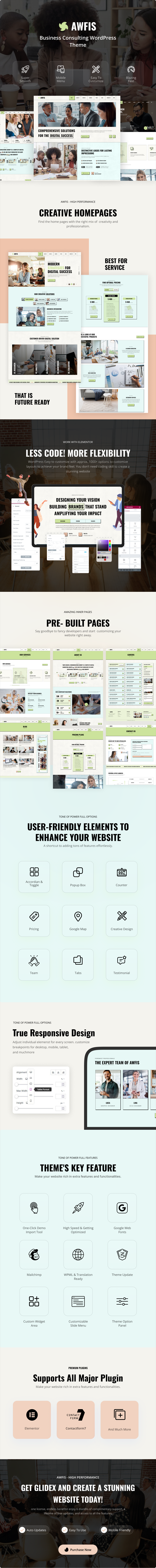 Awfis - Business Consulting WordPress Theme - 1
