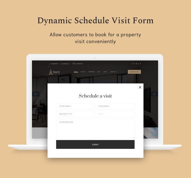 Hourty - Real Estate Classify WordPress Theme