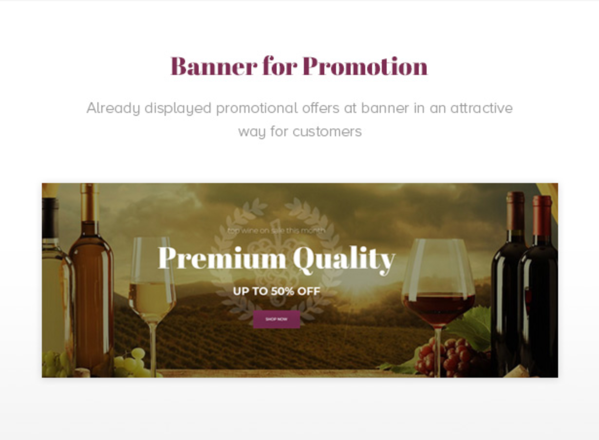 Royanwine Promotion Banner for Vinyard, Winery, Wine Makers, Dairy Farm