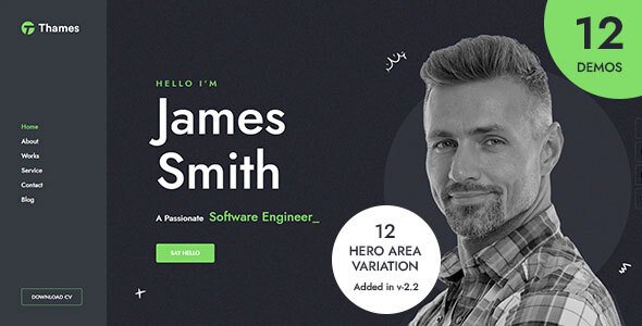 Thames html template