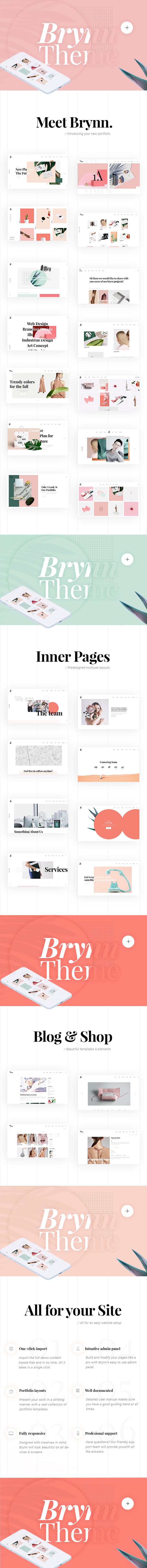 Brynn - Creative Portfolio Theme - 1