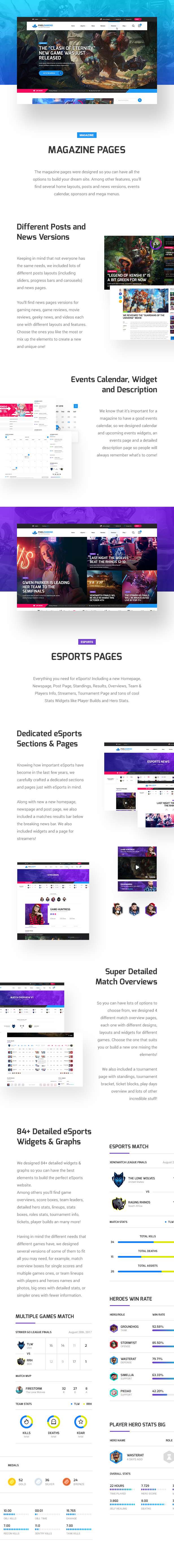 Pixel Diamond - HTML eSports Team, Sports Results & Gaming Magazine & Community - 12