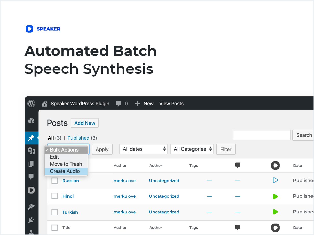 Batch Page Processing