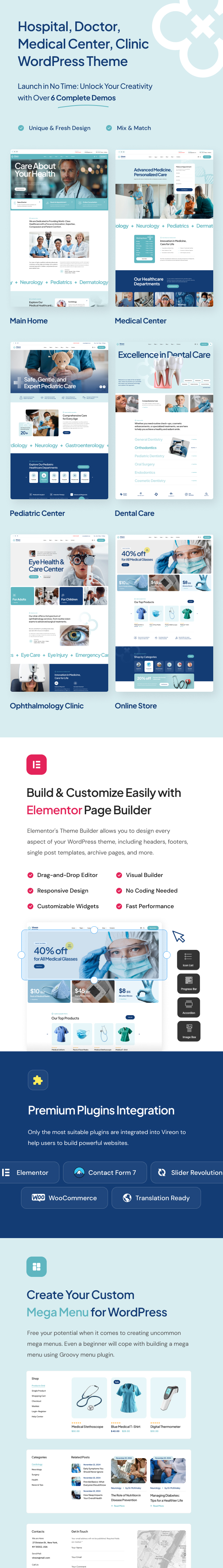 Vireon - Medical Center & Healthcare WordPress Theme - 1