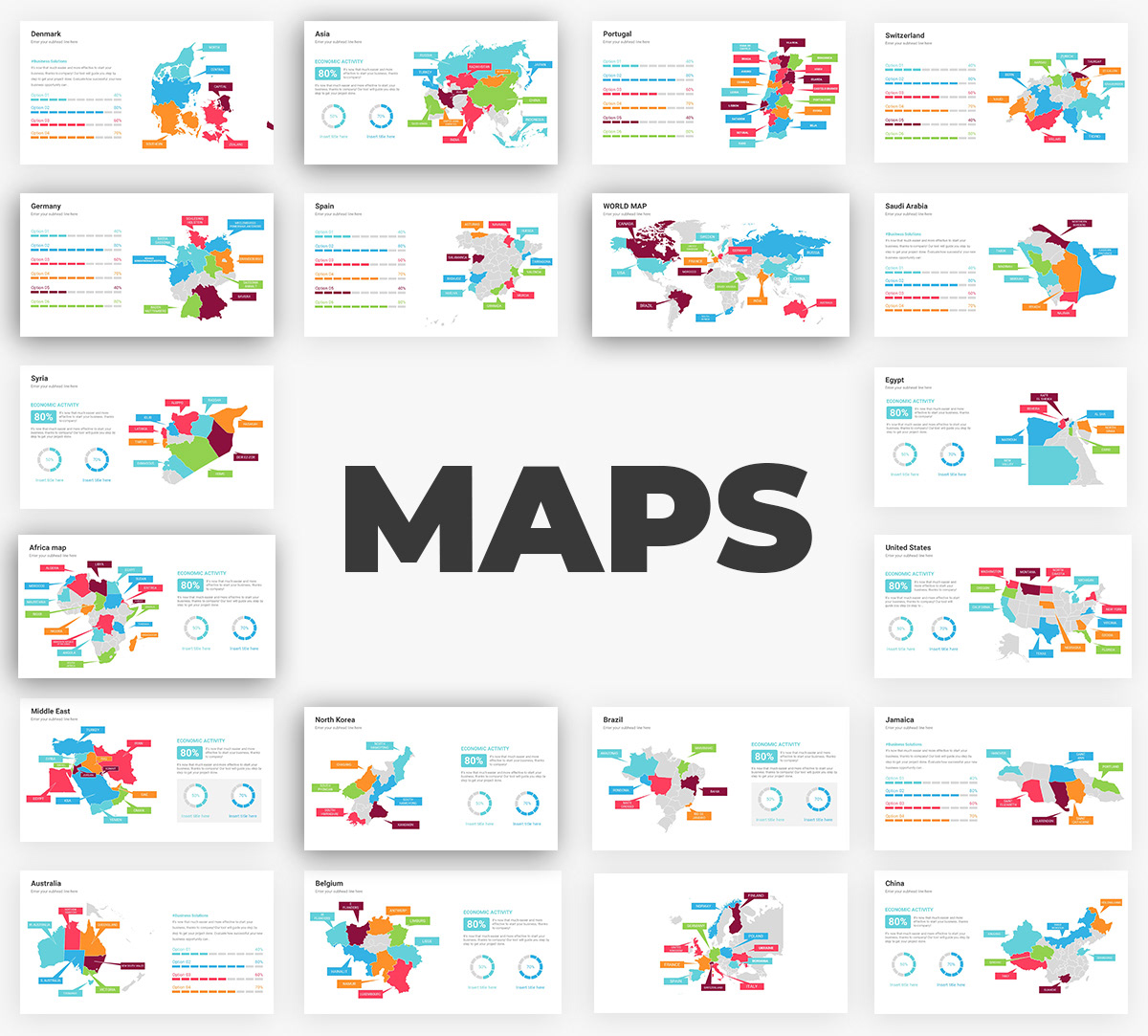 Infographics Complete Bundle PowerPoint Templates - 93
