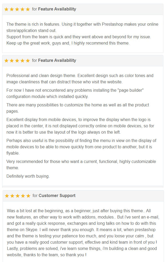 prestashop themes