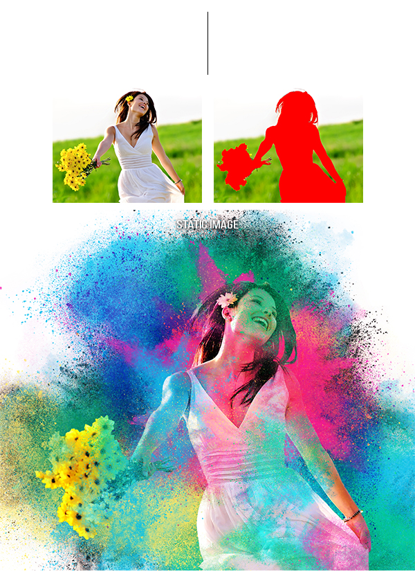 animated color dust photoshop action free download