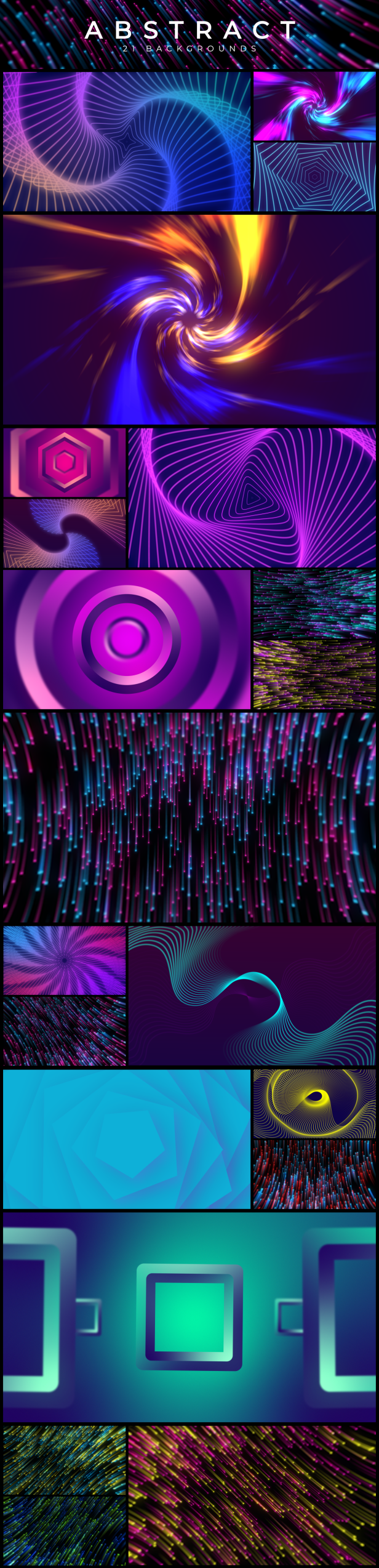 150 Loop Backgrounds 31993643 - Project for After Effects (Videohive)