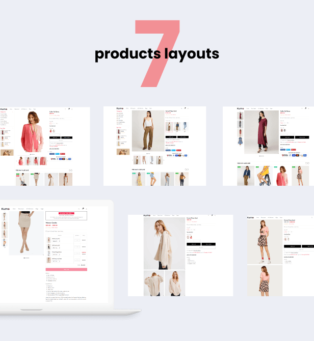 product layouts