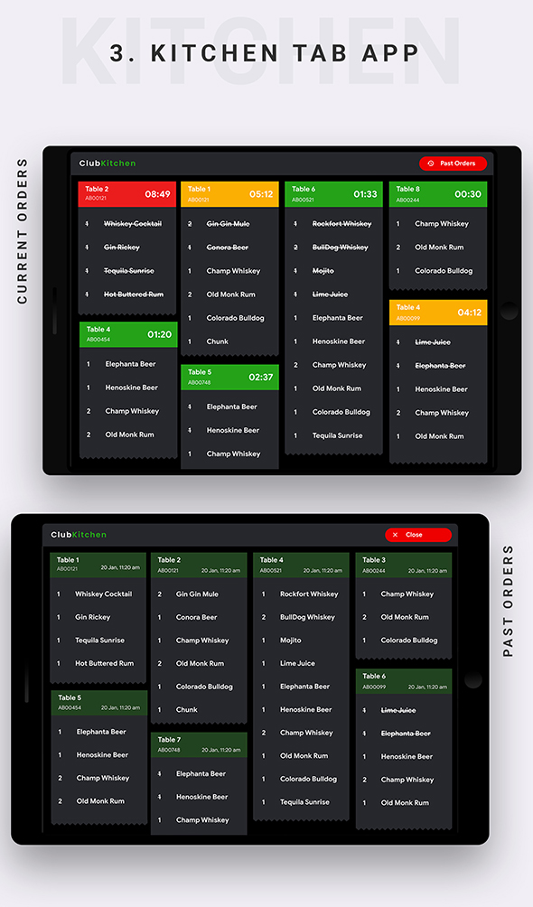 Club POS System Software | Club & Bar Kitchen & Ordering App | ClubPOS IONIC - 5