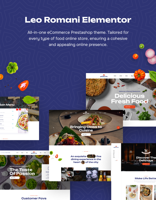 All-in-One eCommerce Prestashop Theme for Every Food Online Store