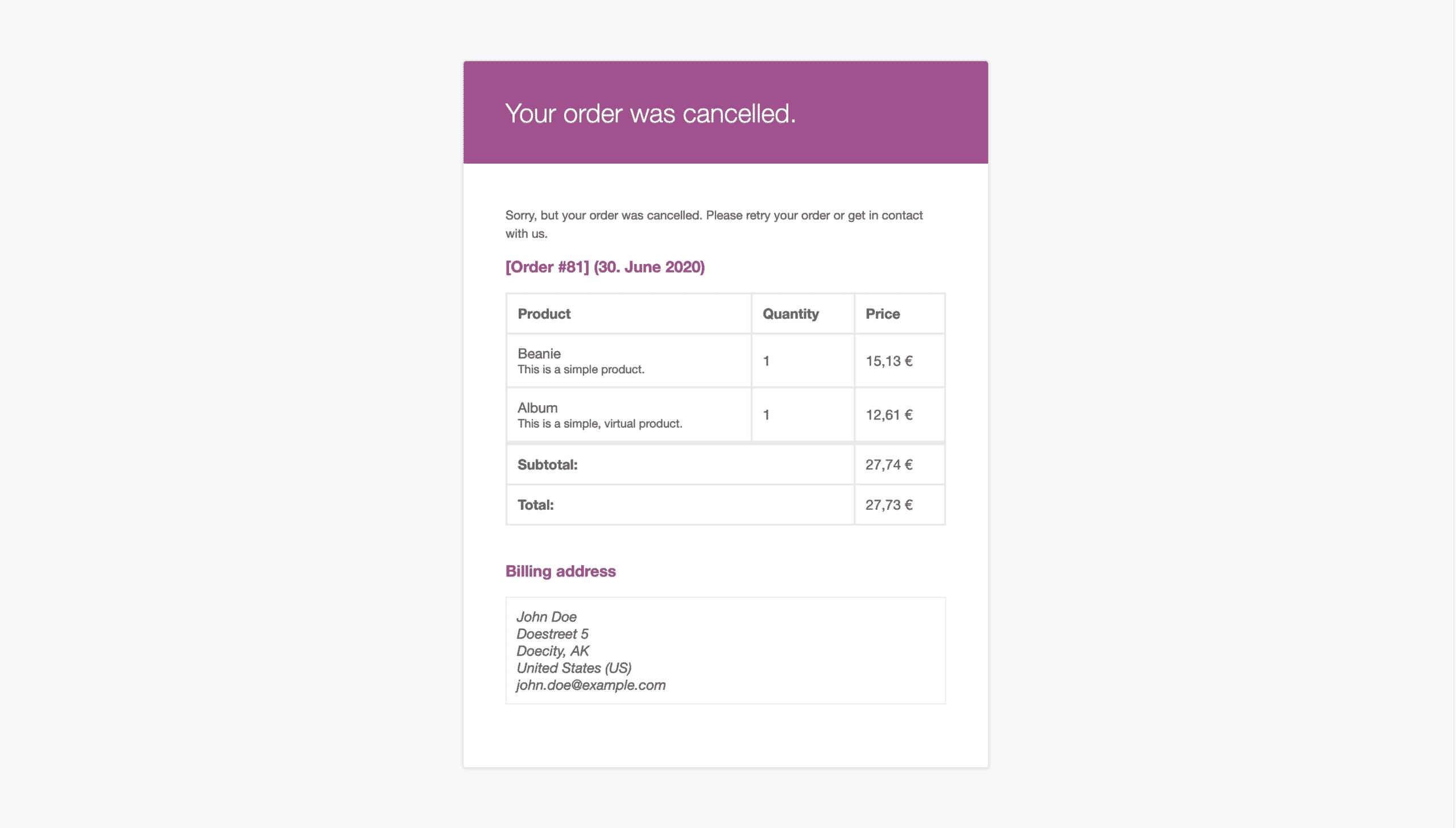 Woocommerce-E-Mail-Stile