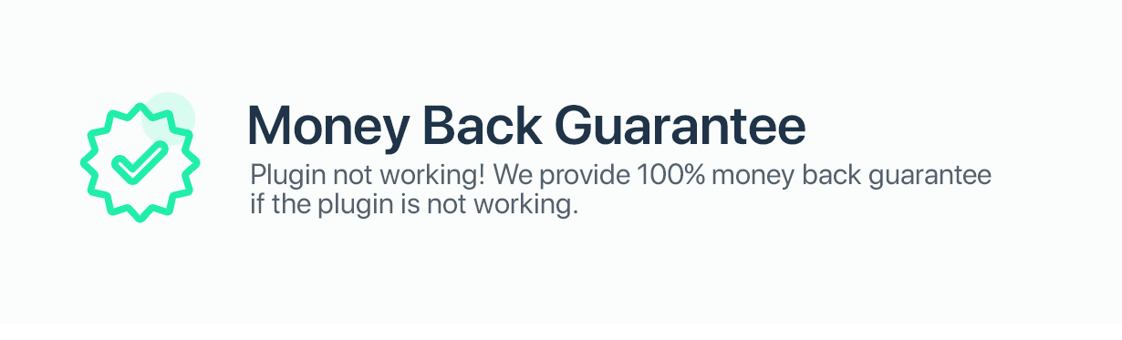 Money Back Guarantee