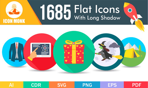1685 flat icons