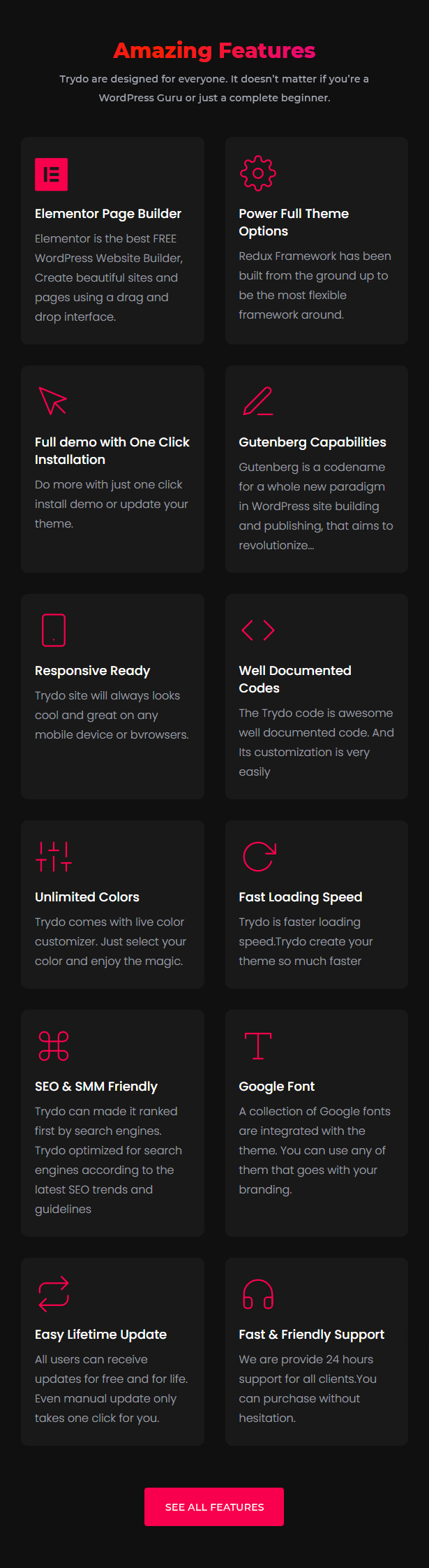 Trydo v1.0.0-Creative Agency＆Portfolio WordPress主题