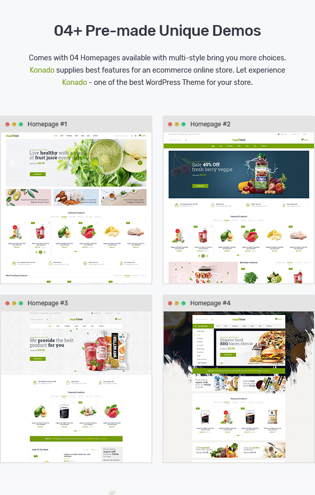 Konado - Organic Theme for WooCommerce WordPress 3