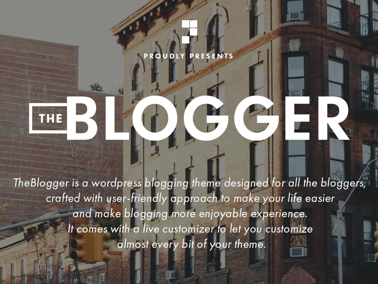 introdução do tema theblogger