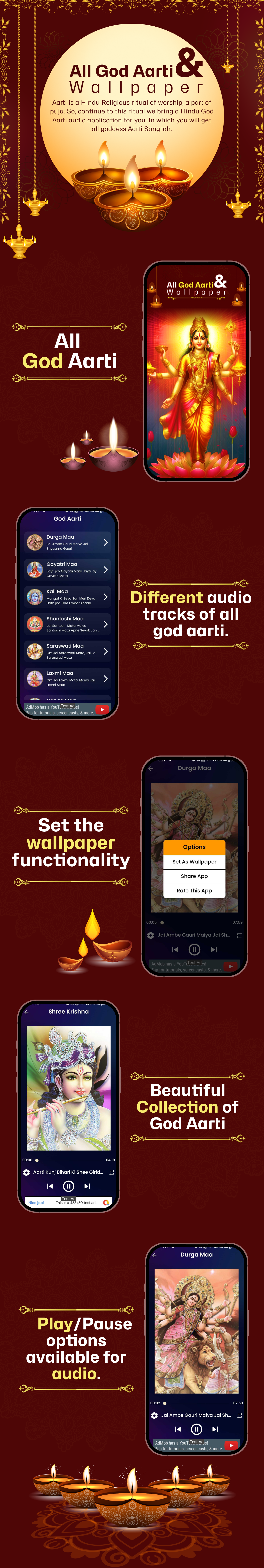 All God Aarti & Wallpaper - God Arti Chalisa - All God-Goddess Aarti Sangrah and God Wallpapers - 1