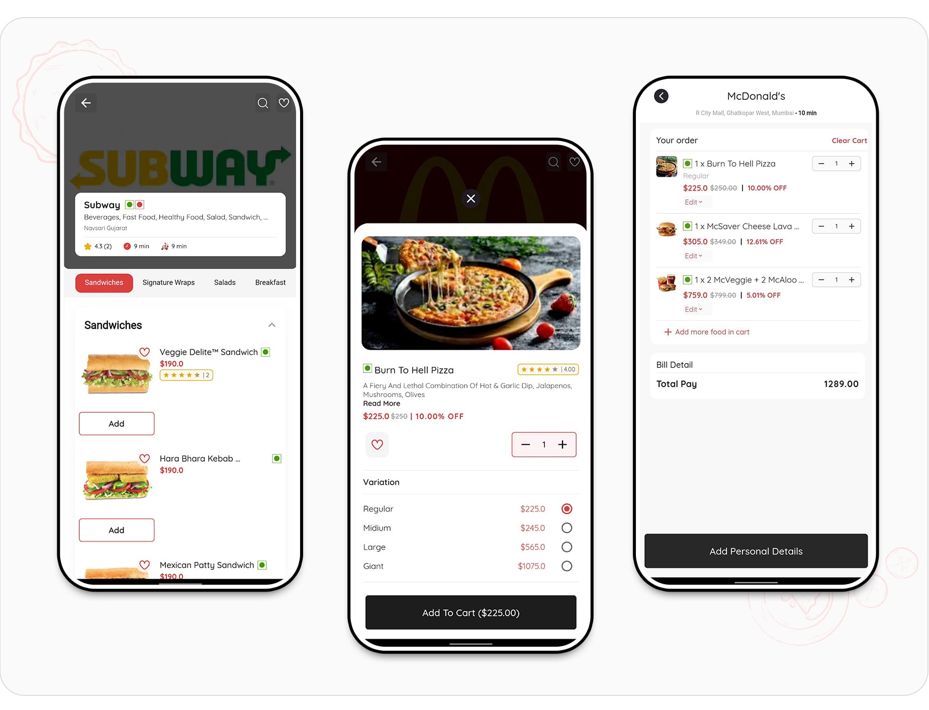 eRestro - Multi Restaurant Flutter App | Food Ordering App with Admin Panel & Restaurant Panel - 22