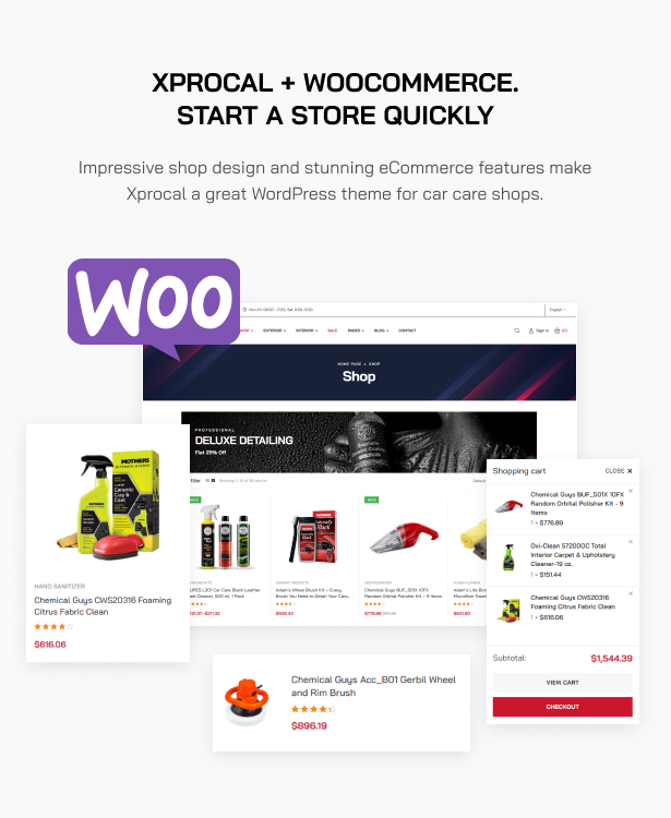 Xprocal - Car Care WooCommerce Theme