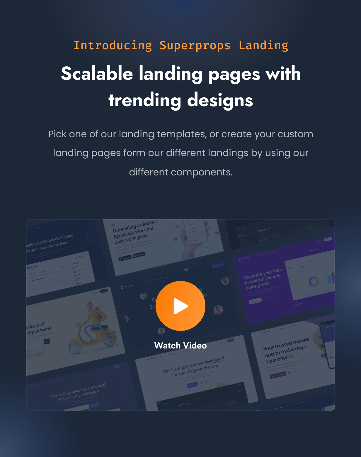 SuperProps - React Next JS Landing Page Templates - 3