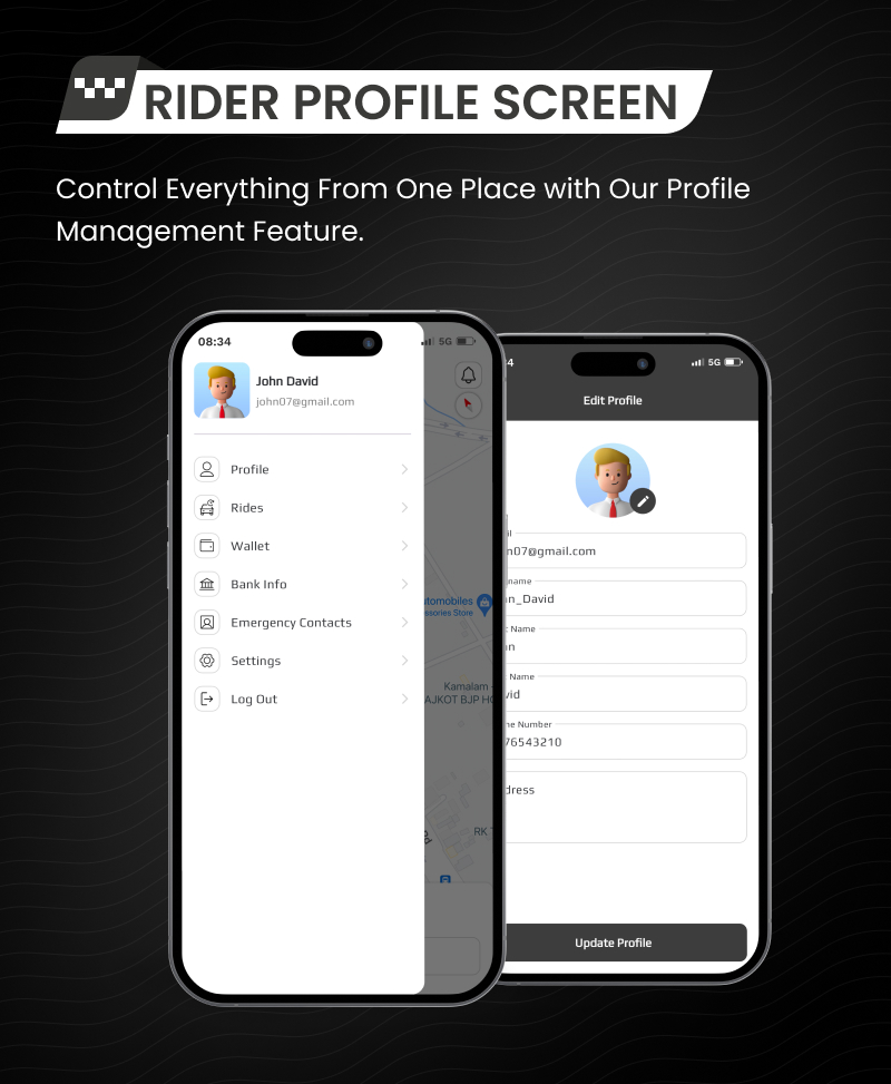 Taxi - Flutter Online Taxi Booking Full Solution with Bidding | User | Driver | Admin Laravel Panel - 23