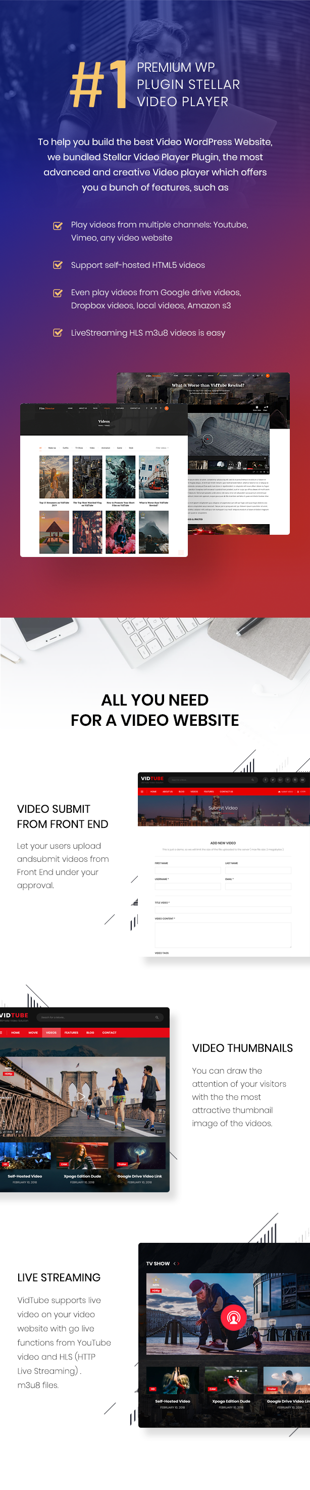 Vividly - قالب WordPress لمدونة الفيديو - 2