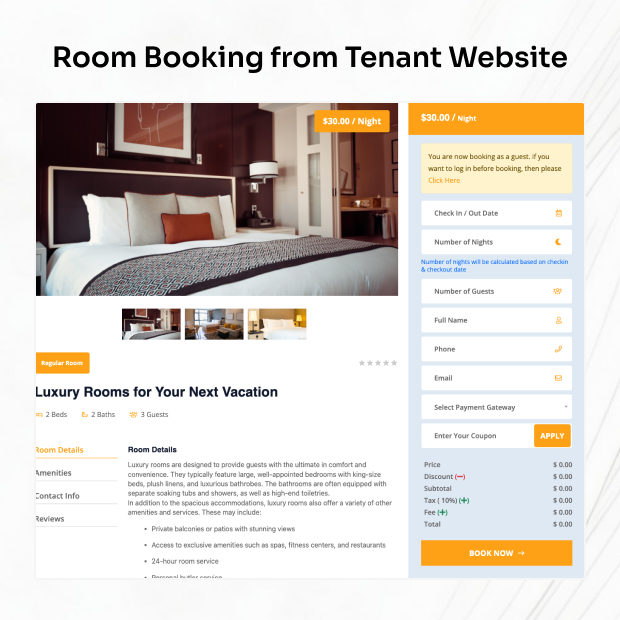 StayGo - Multitenant SAAS for Hotel Booking & Tour Packages (White Label) - 7