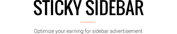 Sticky Sidebar - MagOne - Magazine Blogger Template - Header