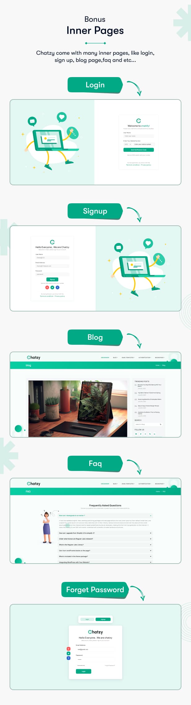 Chatzy Bootstrap Admin Dashboard Template