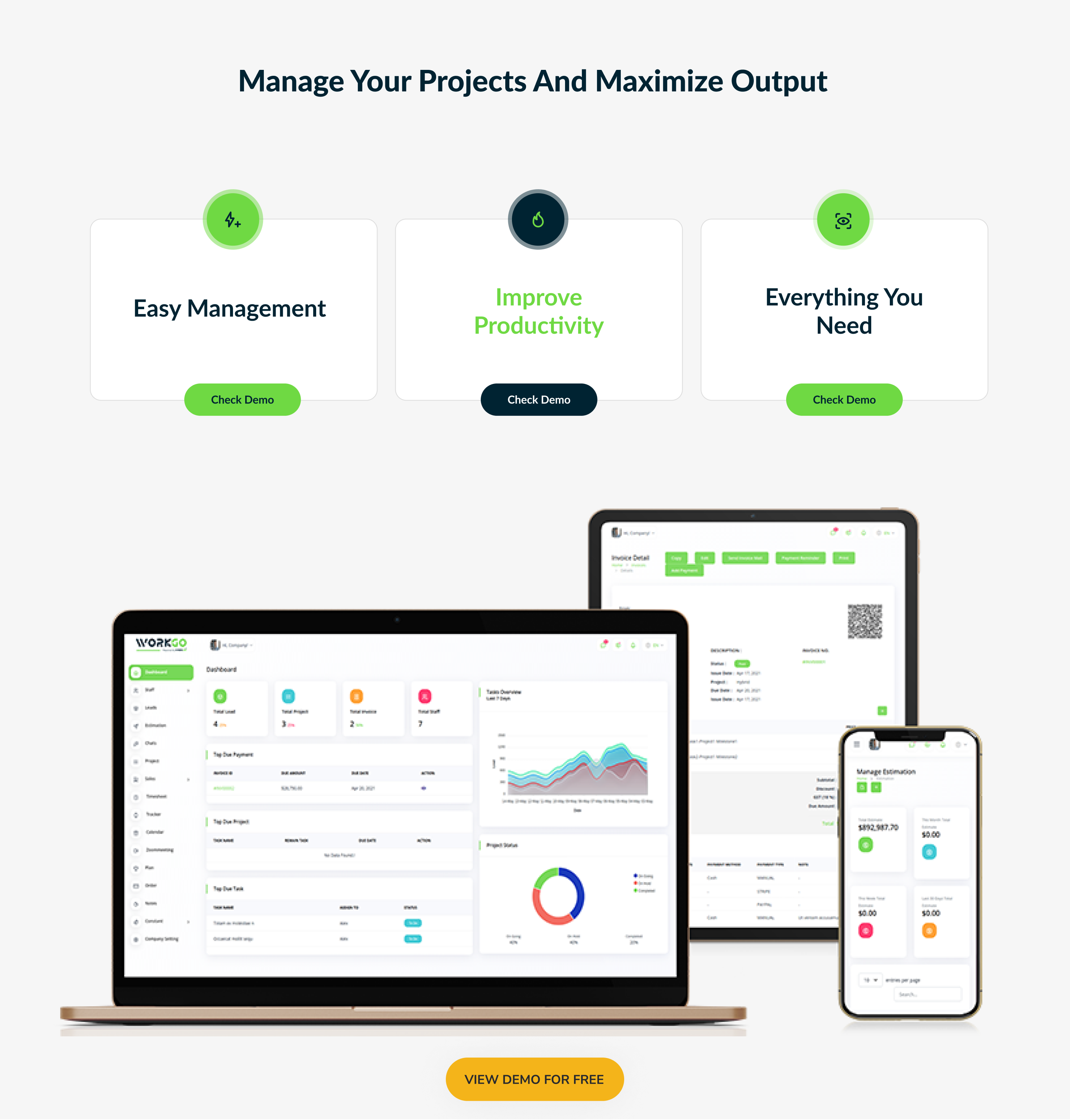 WorkGo SaaS - Lead and Project Management Tool - 9