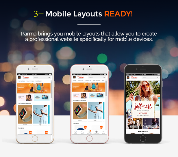 parna - Opencart Theme