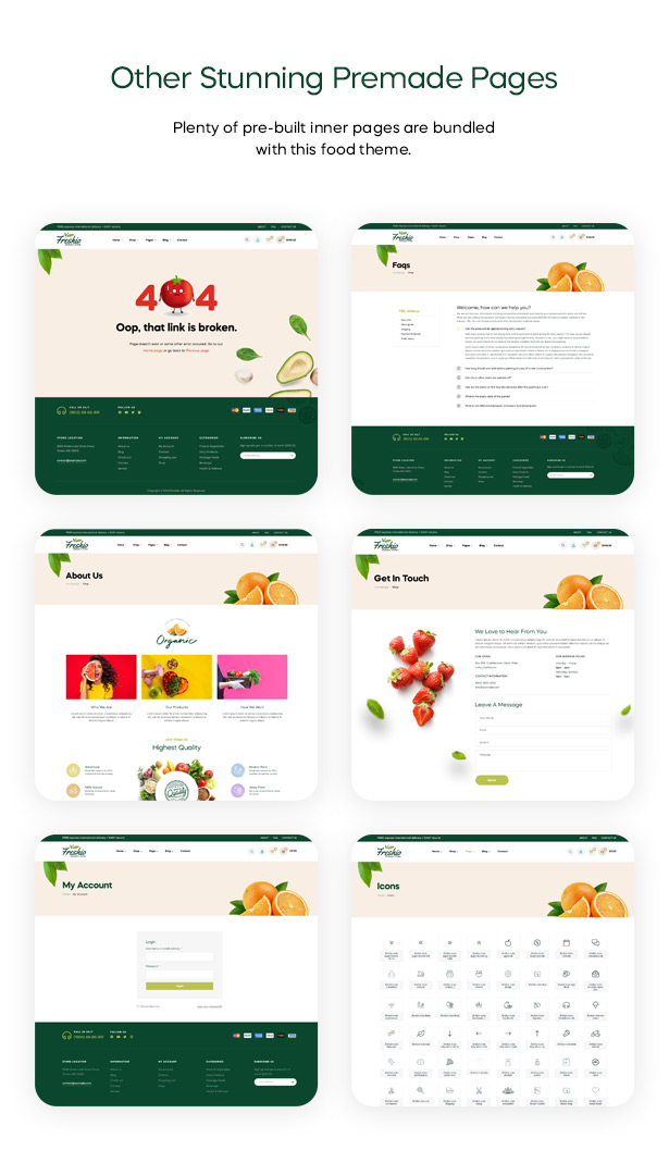 Freshio - organic food woocommerce wordpress theme
