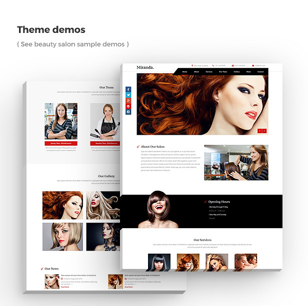 Miranda - Beauty and Nail Salon Muse Template - 9