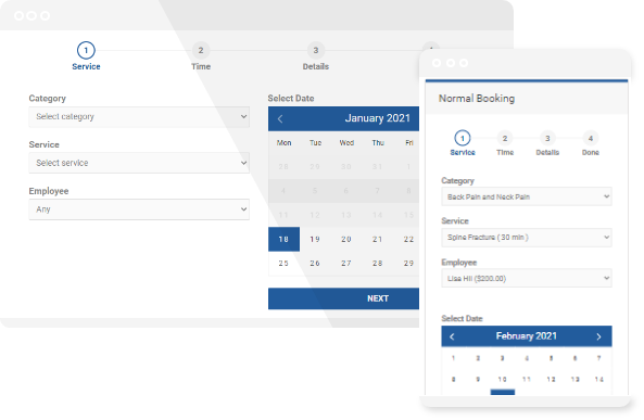 appointment booking process