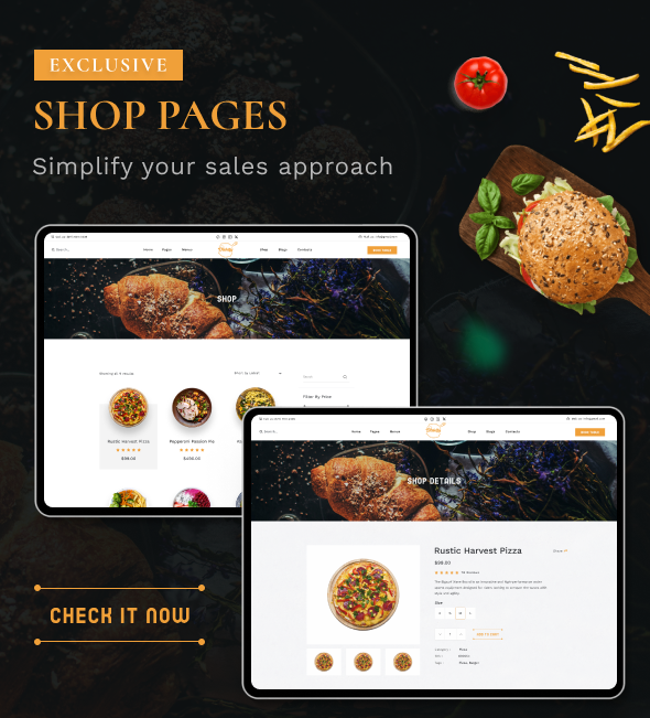 Dishify - Restaurant WordPress Theme