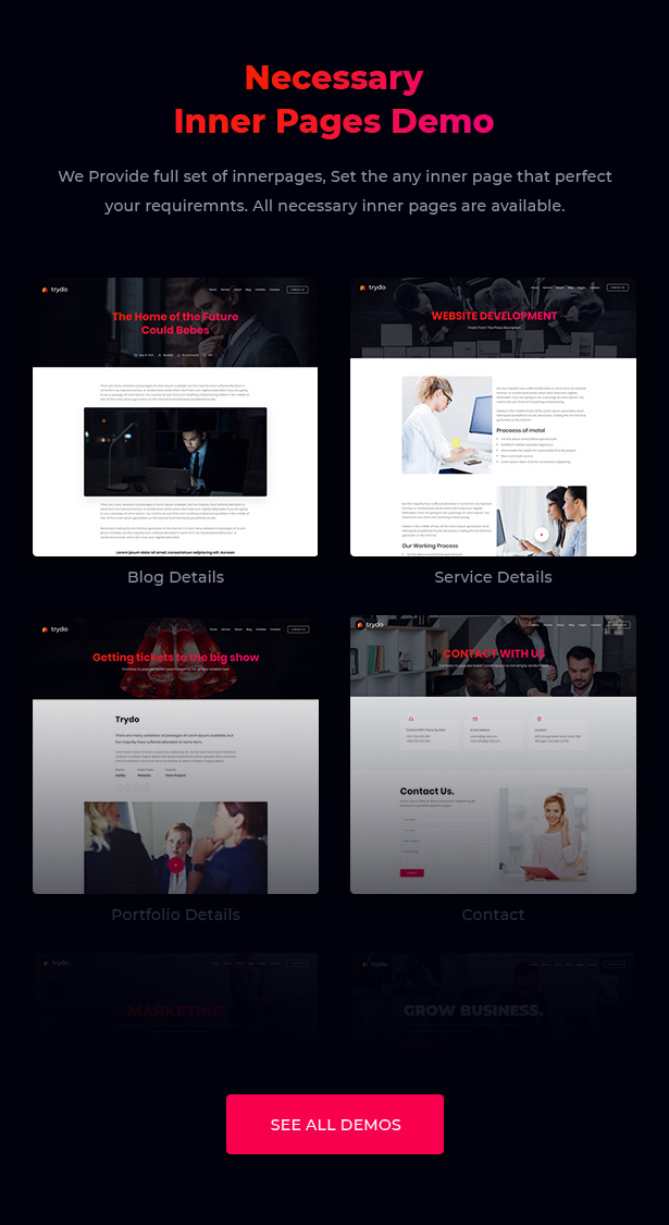 Trydo - Agency & Portfolio Theme - 11