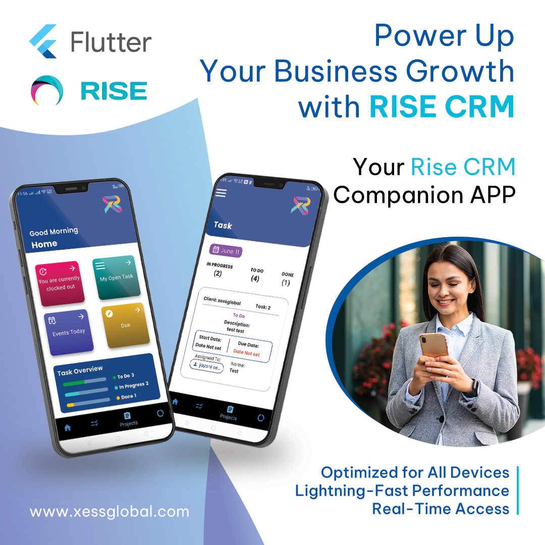 Xrise Mobile App for Rise CRM - 1