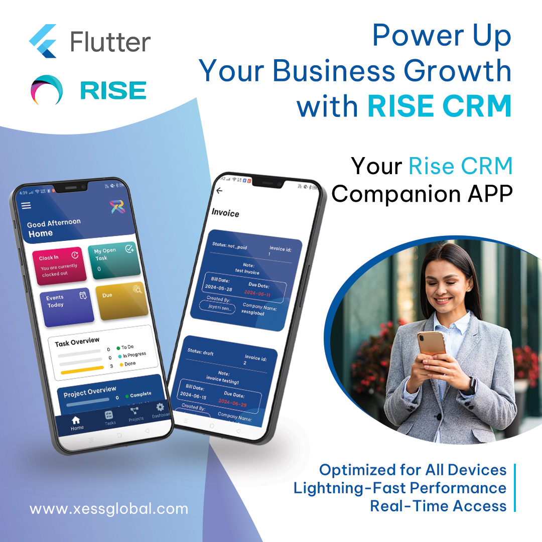 Xrise Mobile App for Rise CRM - 1