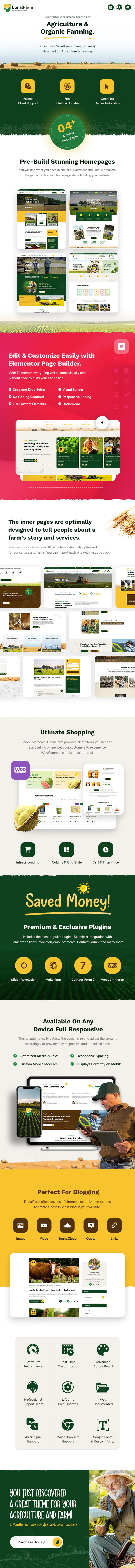 Donalfarm- Agriculture & Organic Farming WP Theme