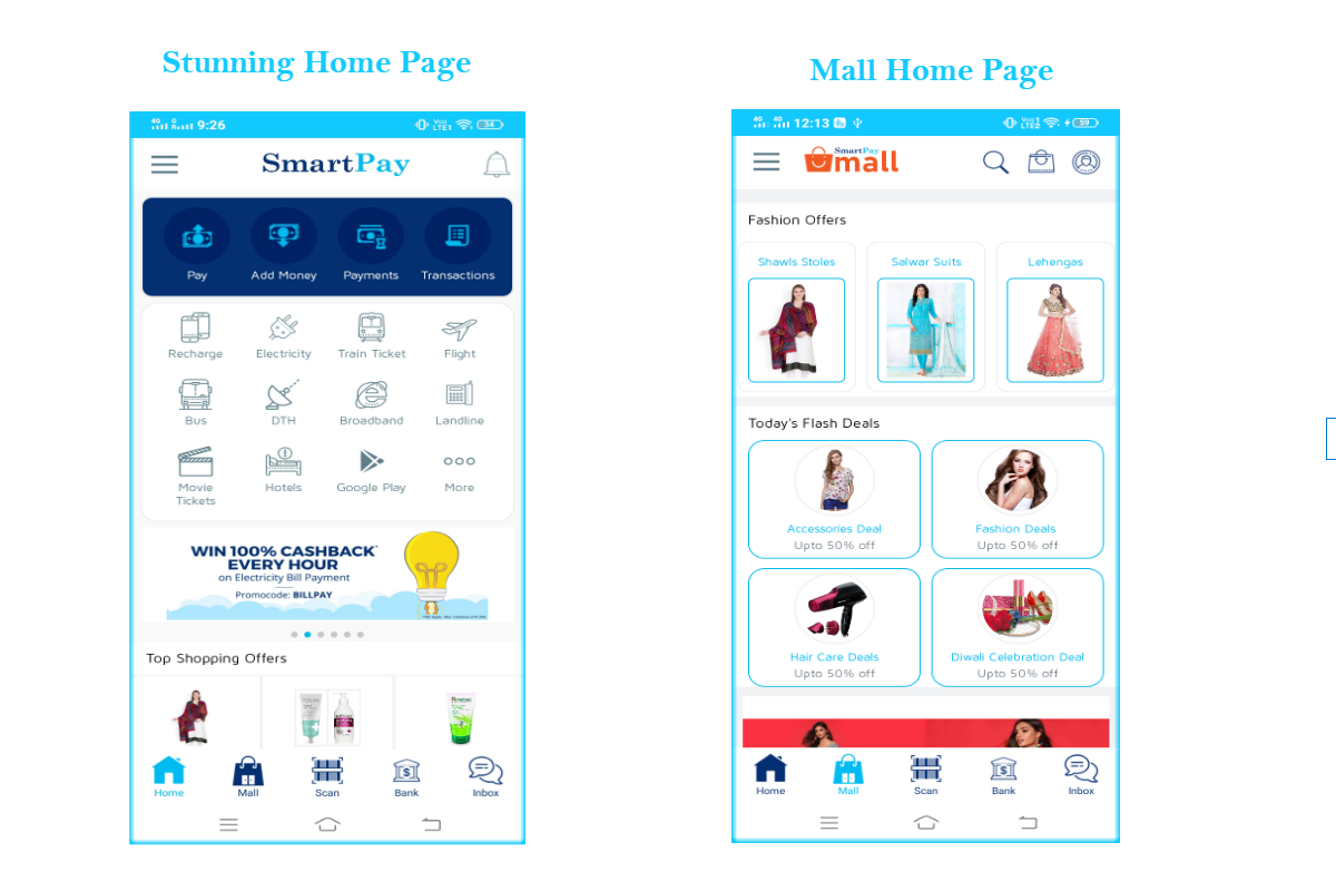 SmartPay Wallet v1.0 - Android XML Screens Layout