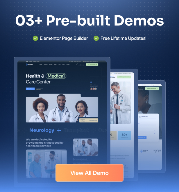 Medak - Doctor Medical & Healthcare Clinic Elementor WordPress Theme - 2