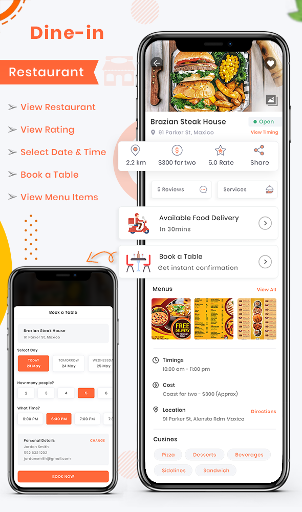 Foodie | UberEats Clone | Food Delivery App | Multiple Restaurant Food Delivery Flutter App - 11