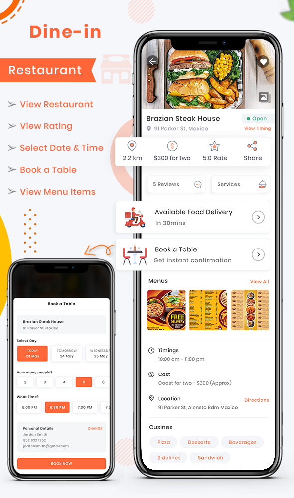 Foodie | UberEats Clone | Food Delivery App | Multiple Restaurant Food Delivery Flutter App - 16