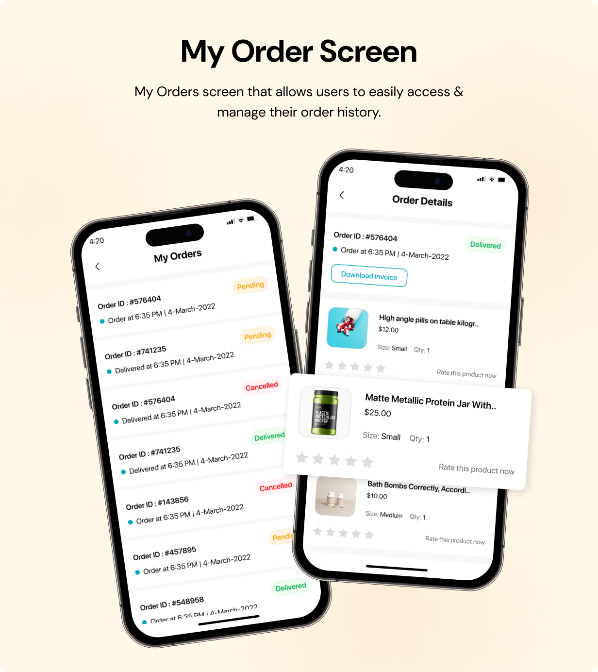 Medicine App store - E-commerce Store app in Flutter 3.x (Android, iOS) with WooCommerce Full App - 15