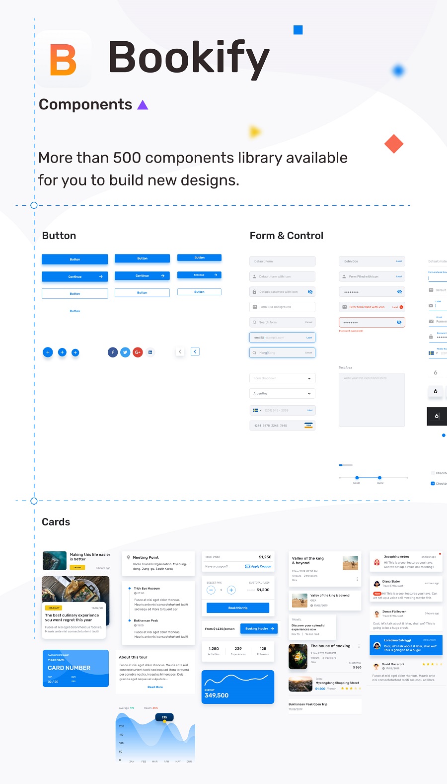 Travel Booking App for Adobe XD