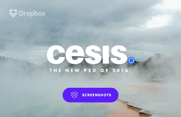 Cesis | The Ultimate Multi-Purpose PSD Template of 2016