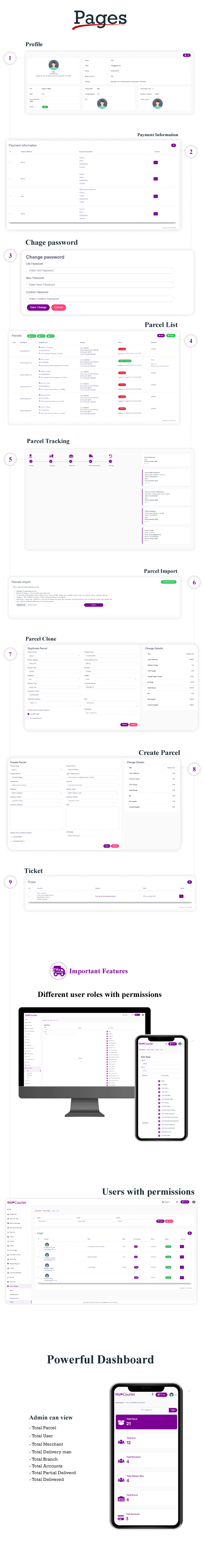 We Courier SAAS - Multi-Tenancy courier and logistics management - merchant, delivery app with admin - 31